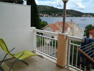 Rogoznica Croatia - view from balcony of  apartment B 2.